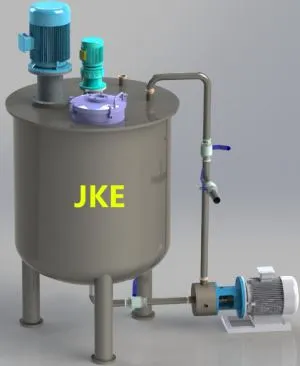 Tanque de mistura líquido de aço inoxidável