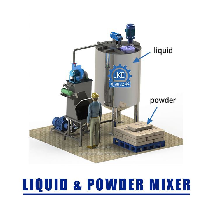 Misturador de pó líquido